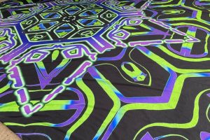 UV-Reactive Psychedelic Canopy Decoration, StageAtlant Star p2
